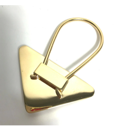 PRADA#サフィアーノ#トライアングル#キーリング#チャーム – diamante PRADA#サフィアーノ#トライアングル#キーリング#チャーム – diamante